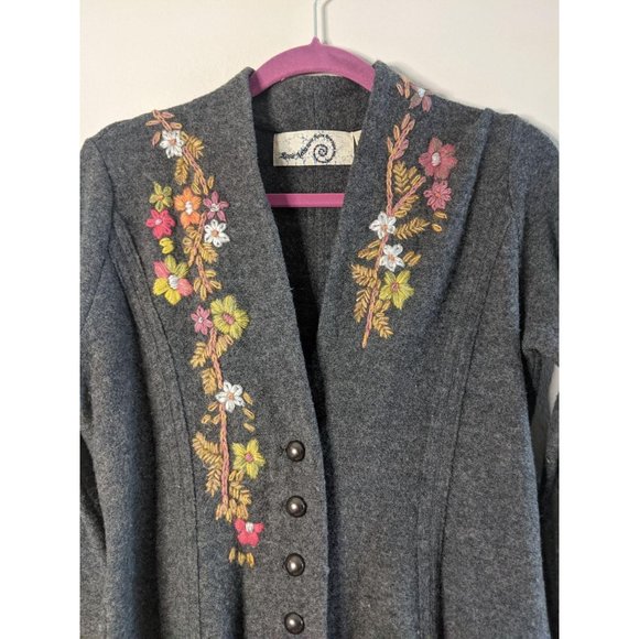 Anthropologie Rosie Neira Cynthia Cardigan Coat S - Picture 4 of 11